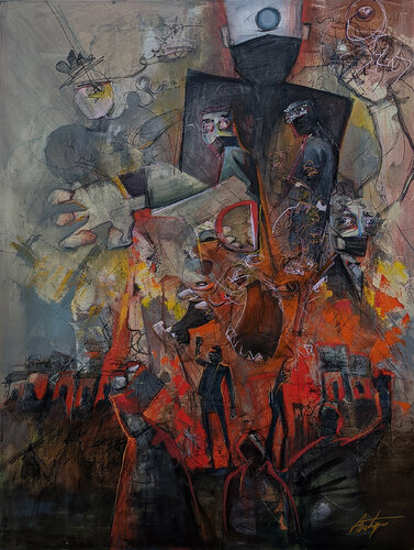 Rising by Jack Avetisyan, Painting for Sale on Select