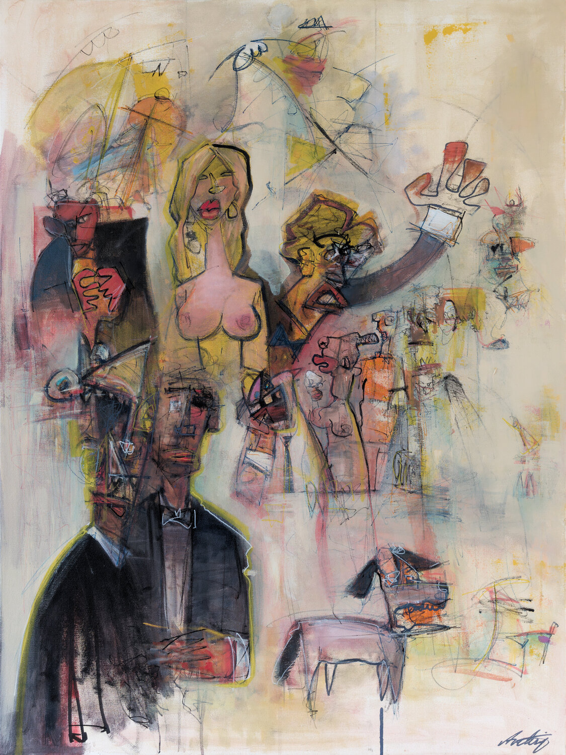 Fevered Memory Jack Avetisyan Original painting for sale