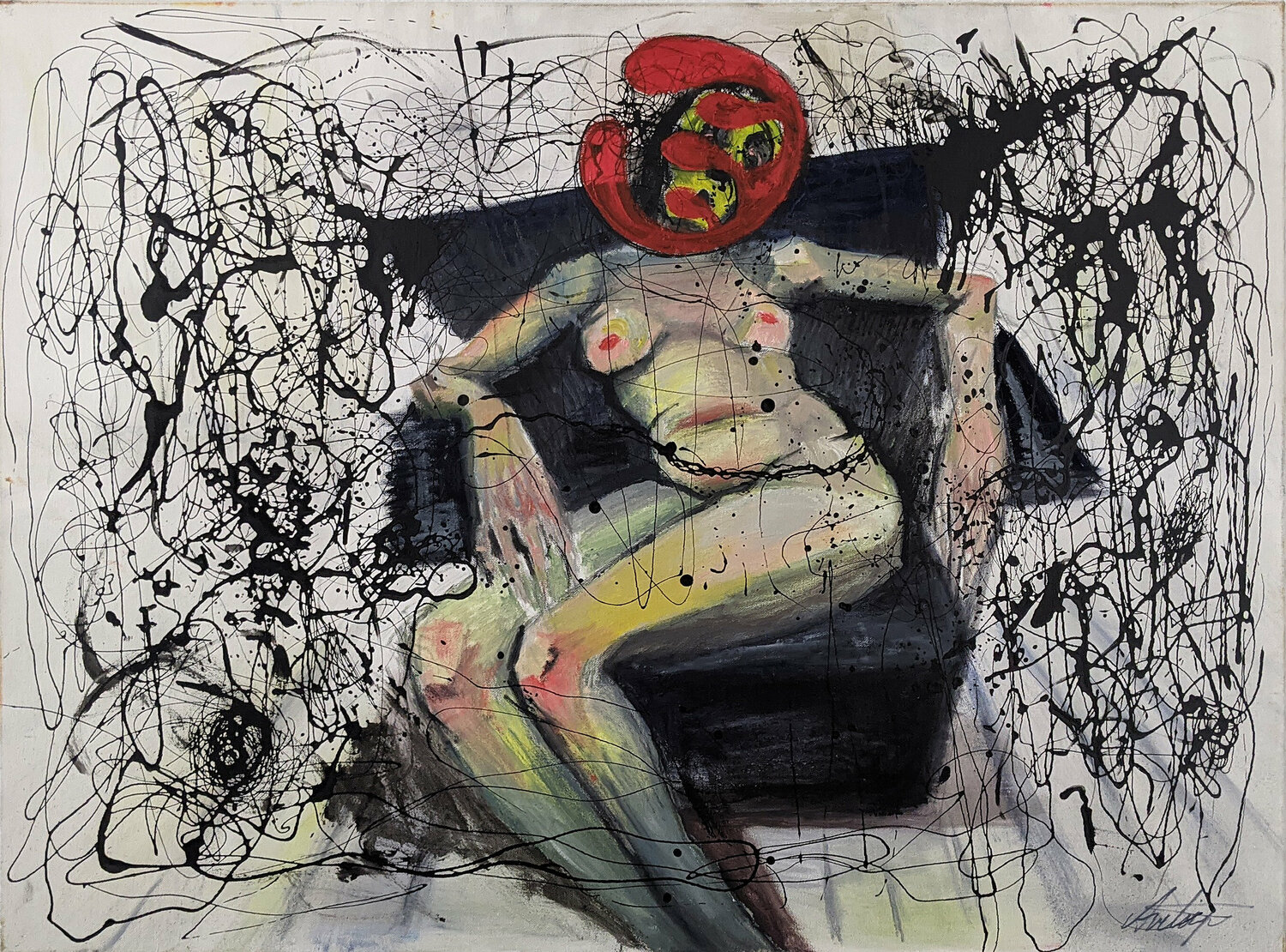 Used To Be Somebody Jack Avetisyan Original painting for sale