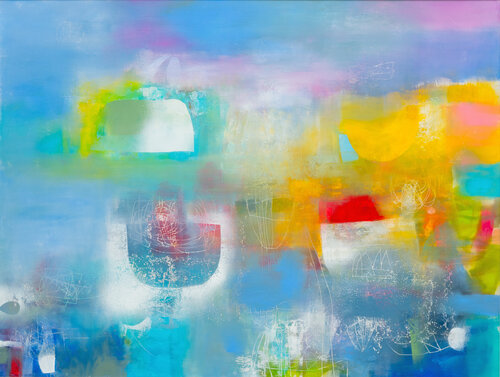 Music painting S 15 by Franko Tencic, Painting for Sale on Select