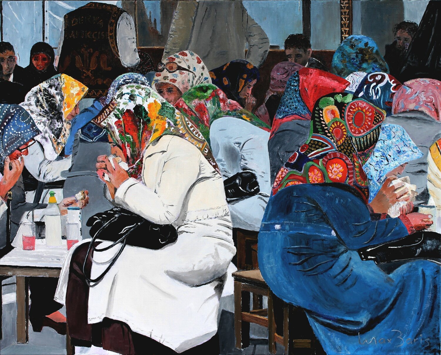 Lunch Time Max Baris Original painting for sale