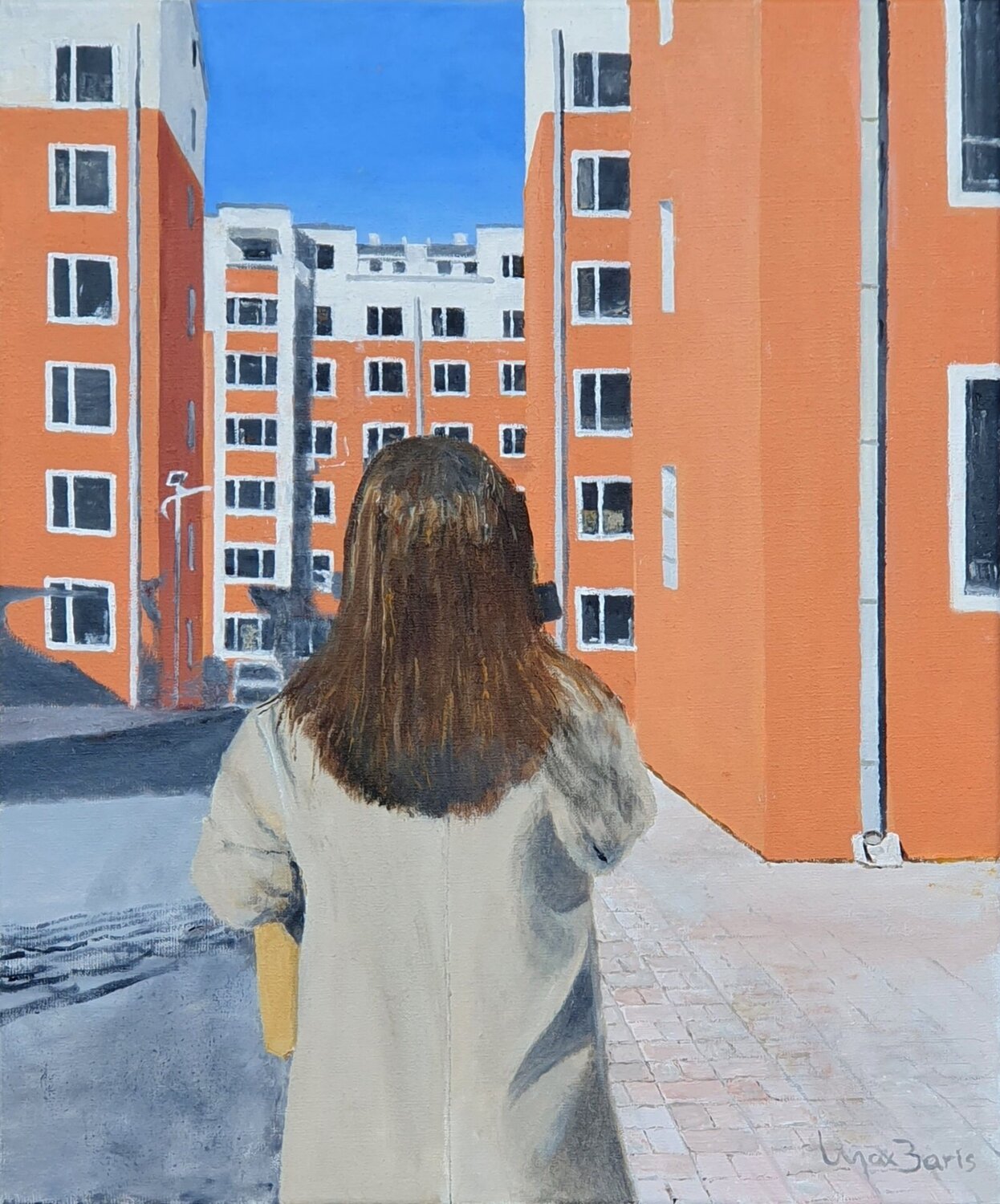 Shen calls her broker Max Baris Original painting for sale