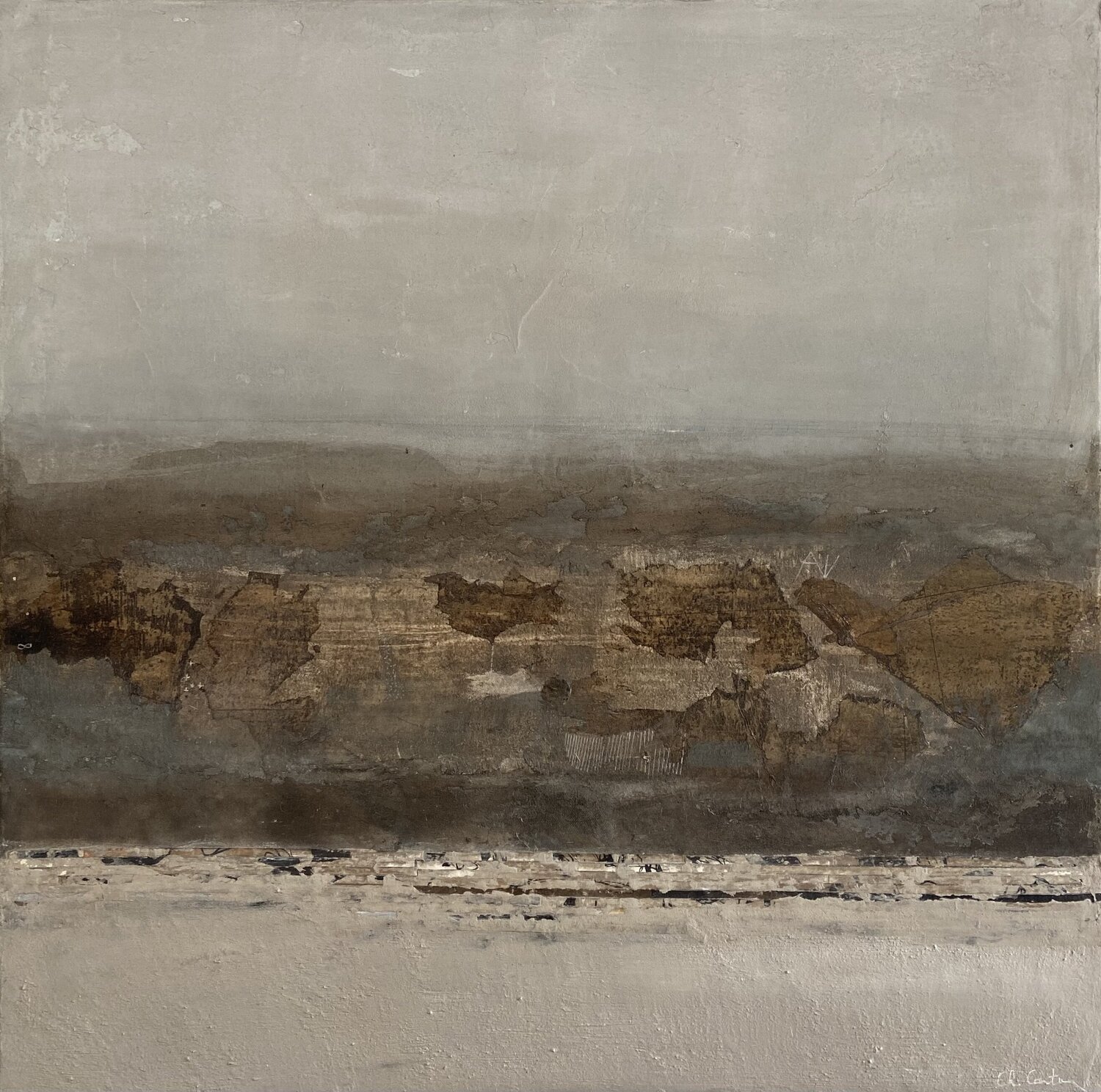 Paysage XIV Chantal Cartier Original painting for sale