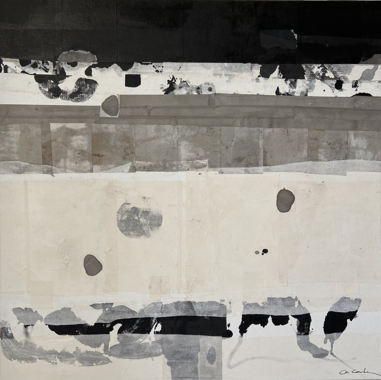 Composition toile 20 Chantal Cartier Original painting for sale