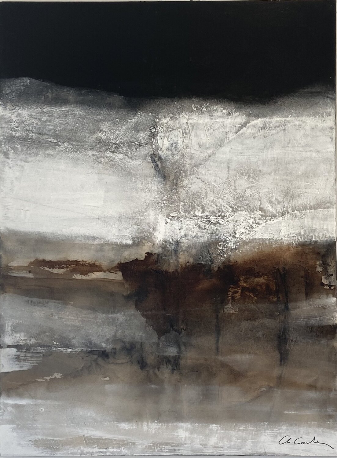 Paysage V Chantal Cartier Original painting for sale