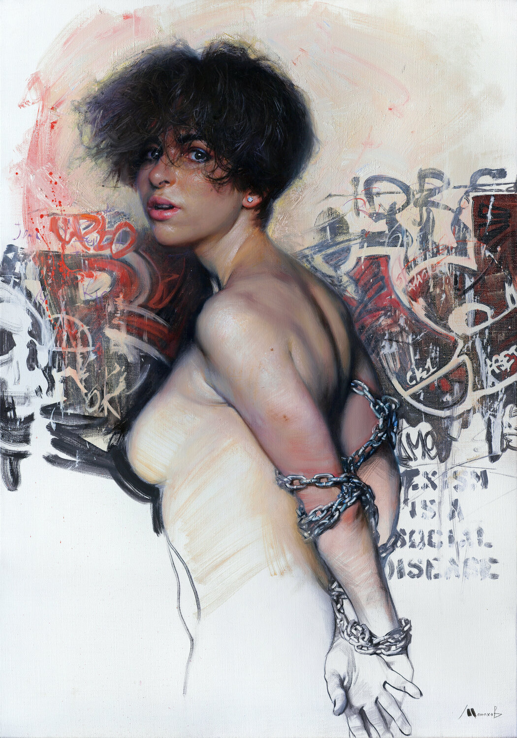 Passion for freedom Evgeniy Monahov Original painting for sale