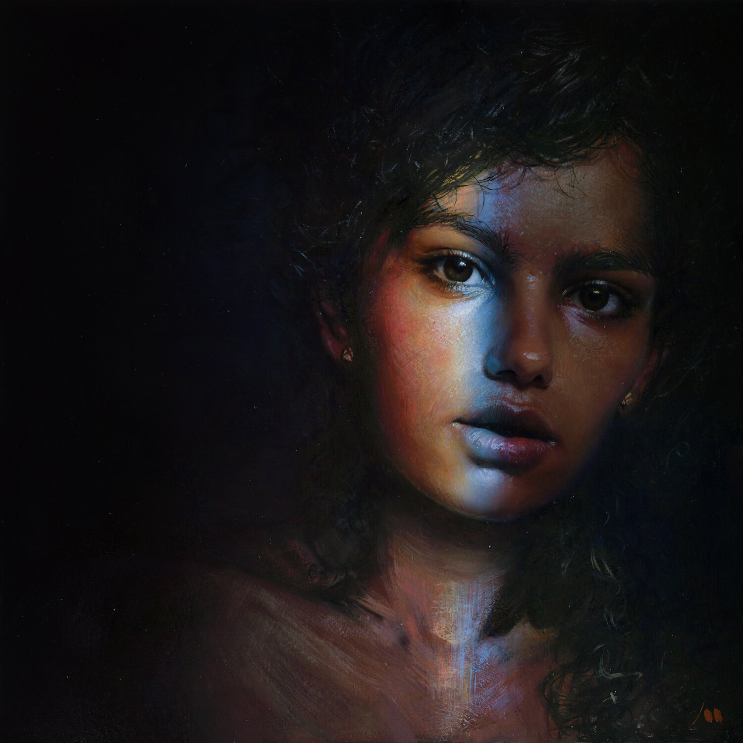 Black rainbow Evgeniy Monahov Original painting for sale
