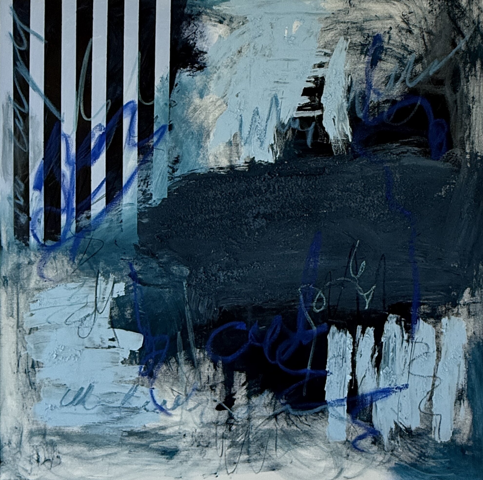 Blue Stripes I