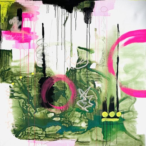 Keine DREI by Christin Farr, Painting for Sale on Select