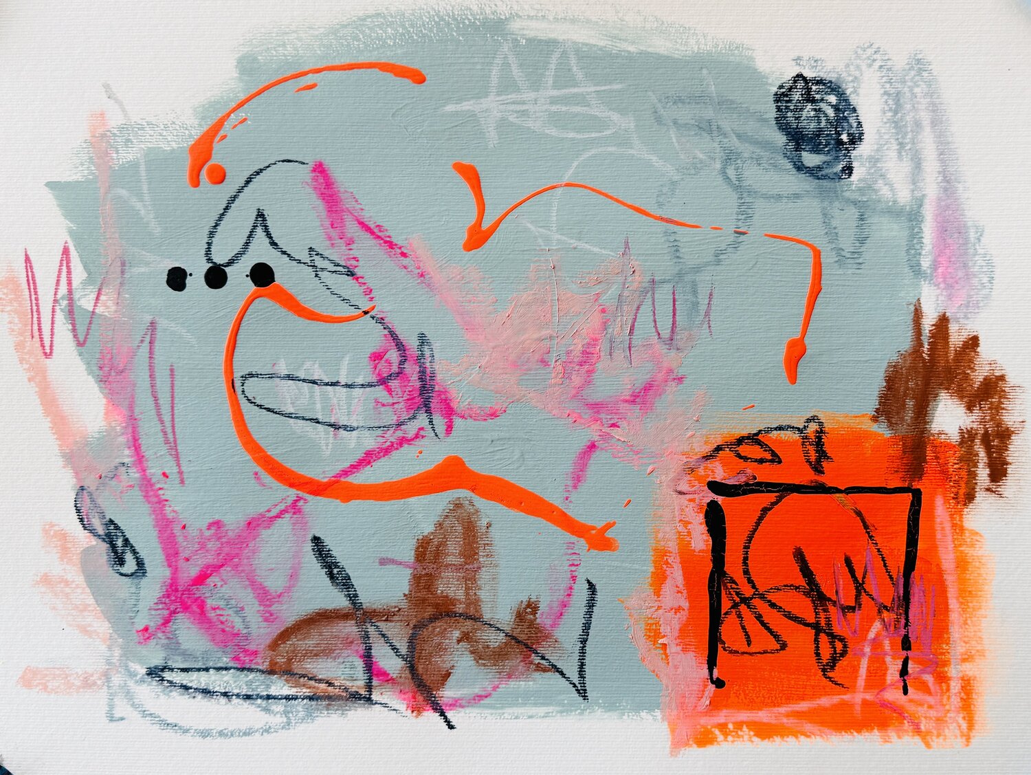 Greifende Hand Christin Farr Original painting for sale