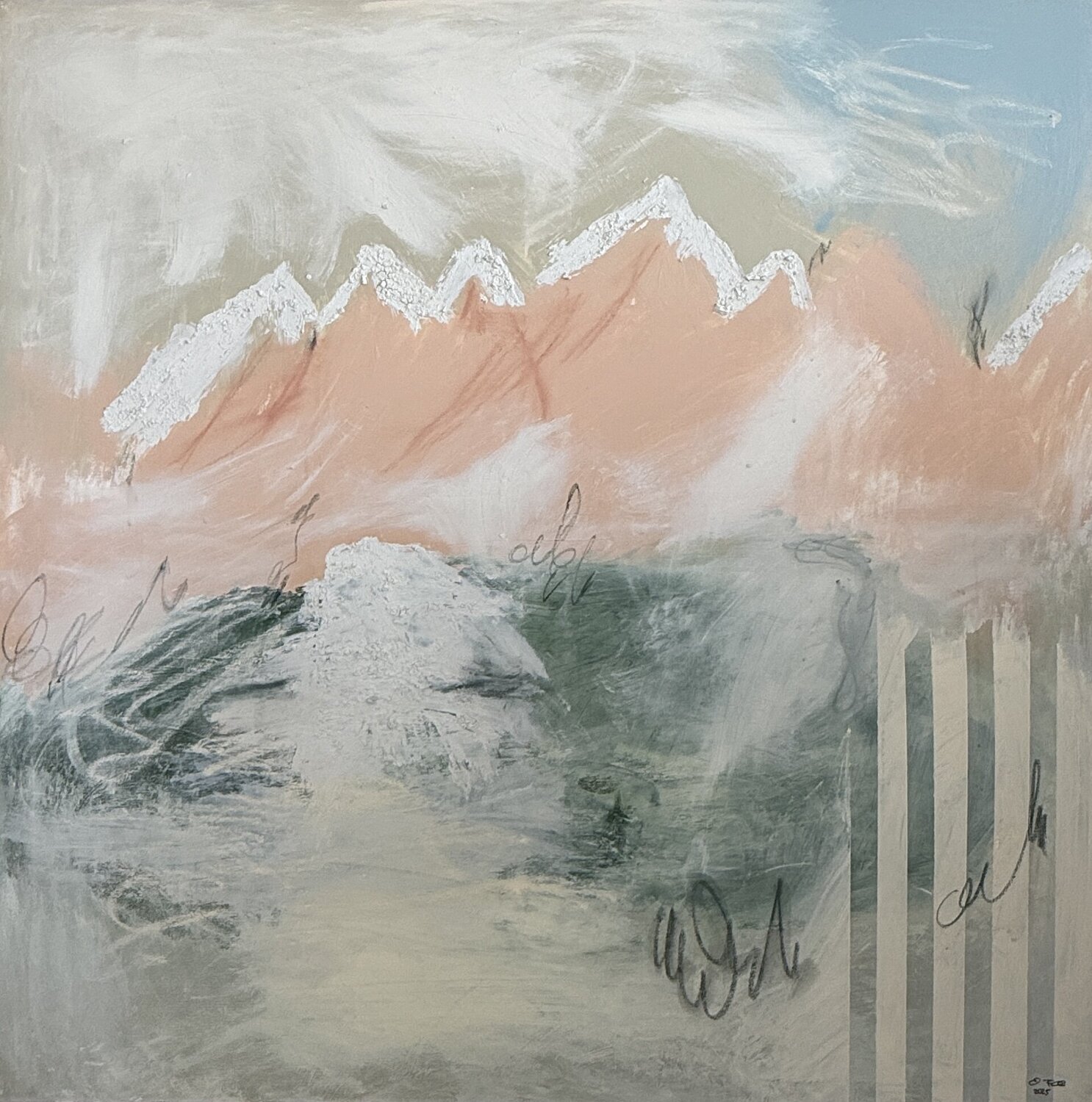 Schrecksee Christin Farr Original painting for sale