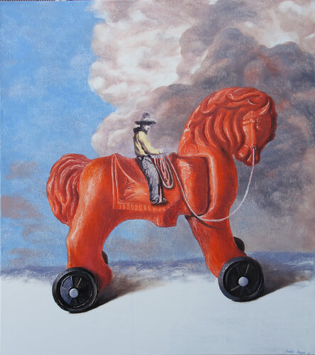 Easy Rider by Rudolf Kosow, Painting for Sale on Select