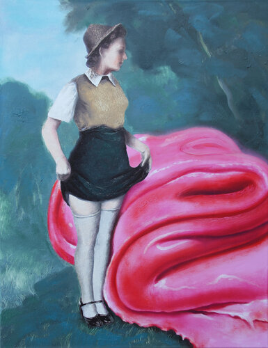 Exciting stranger by Rudolf Kosow, Painting for Sale on Select