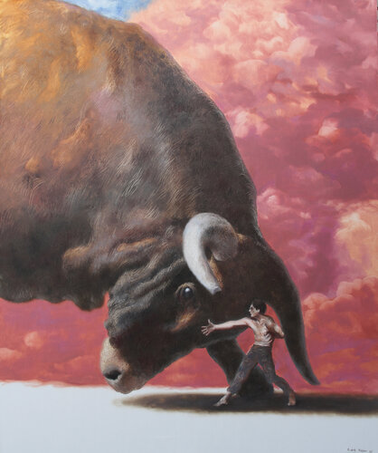 Rival by Rudolf Kosow, Painting for Sale on Select
