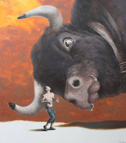 Hipster by Rudolf Kosow, Painting for Sale on Select