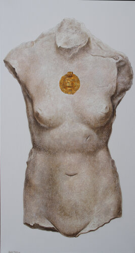 Torso by Rudolf Kosow, Painting for Sale on Select