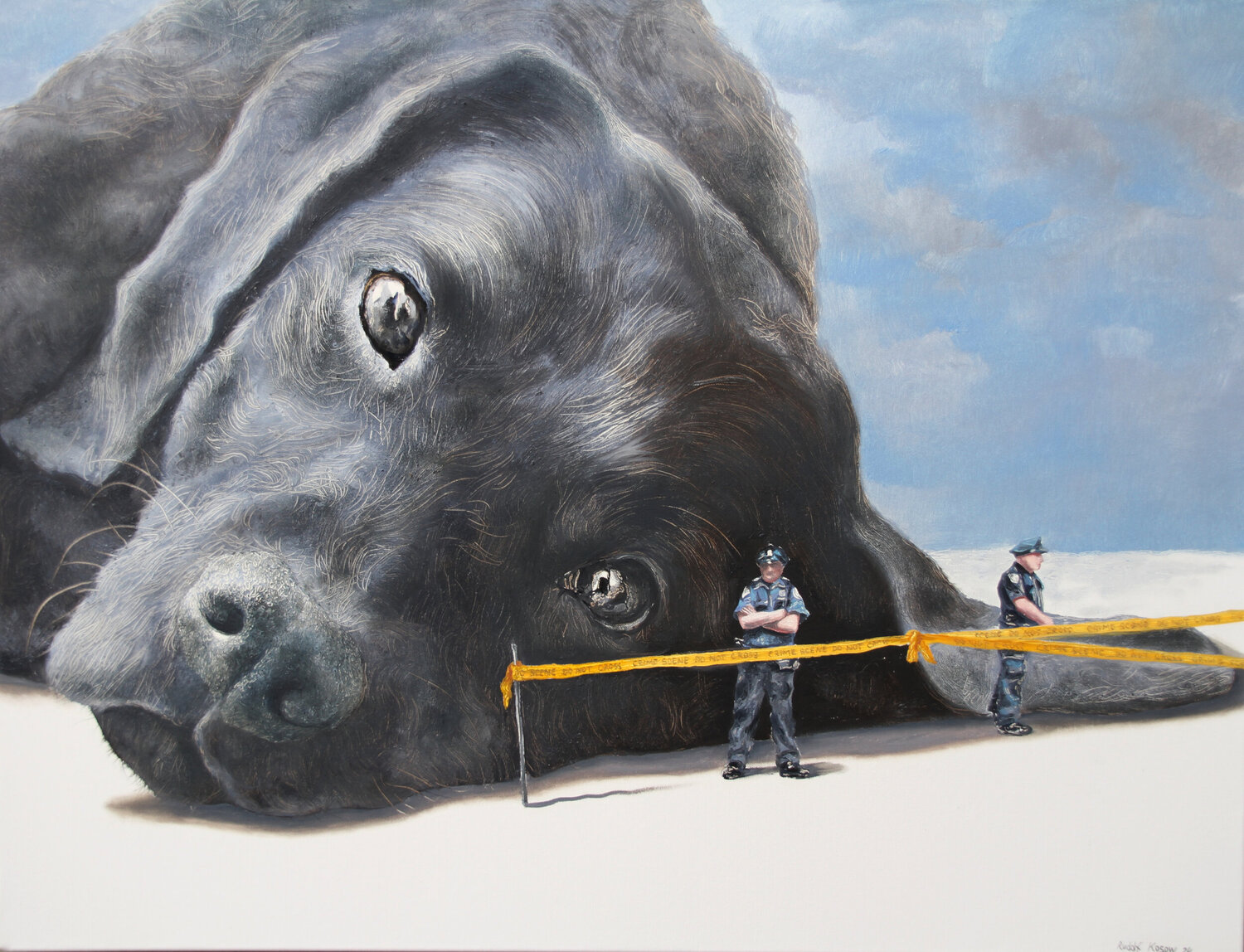 Der Unschuldige Rudolf Kosow Original painting for sale