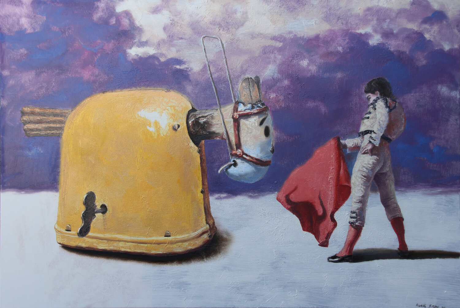 Challanger Rudolf Kosow Original painting for sale
