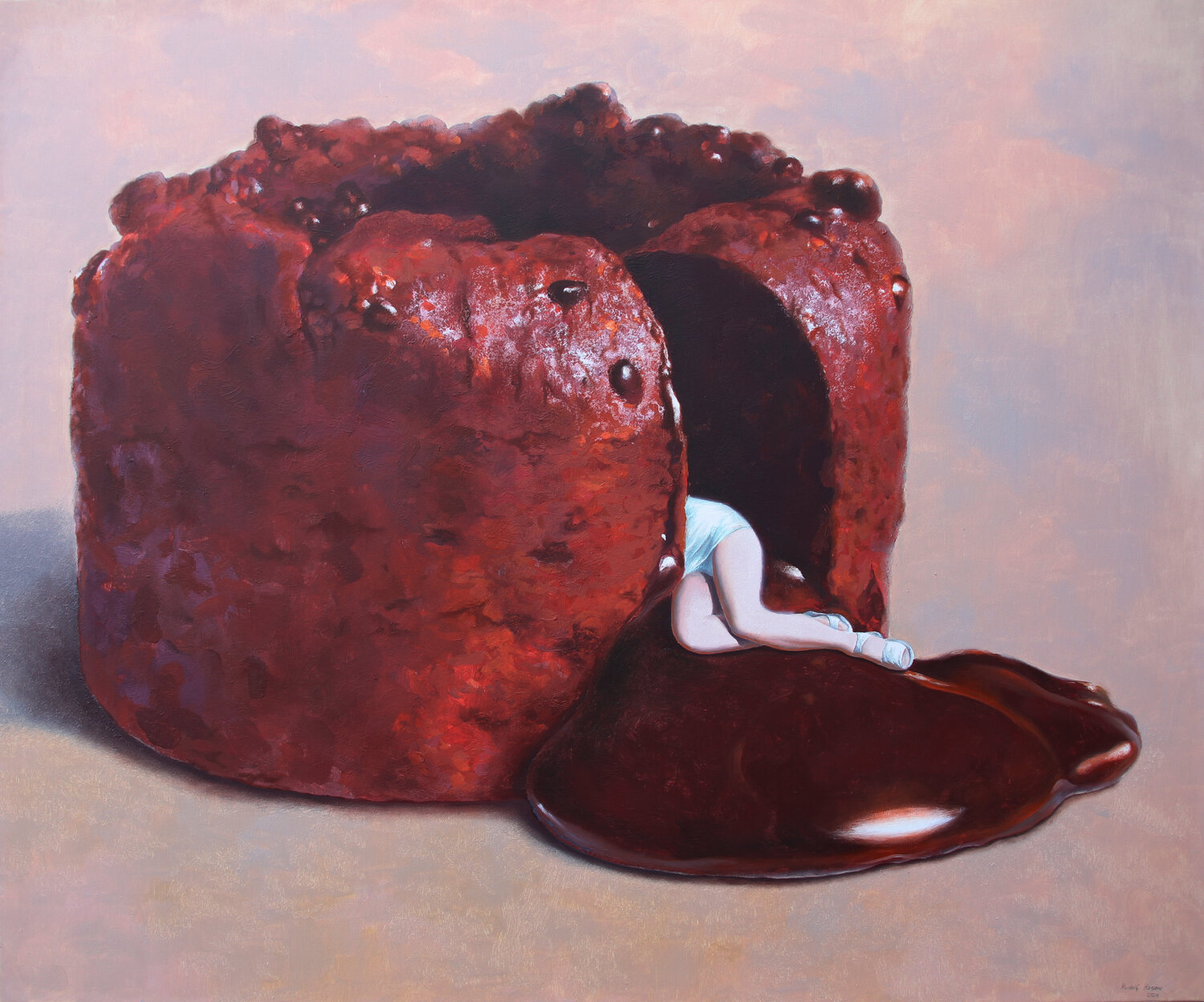 Excess Rudolf Kosow Original painting for sale