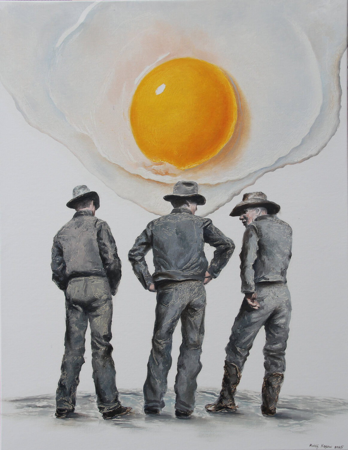 Fake Rudolf Kosow Original painting for sale