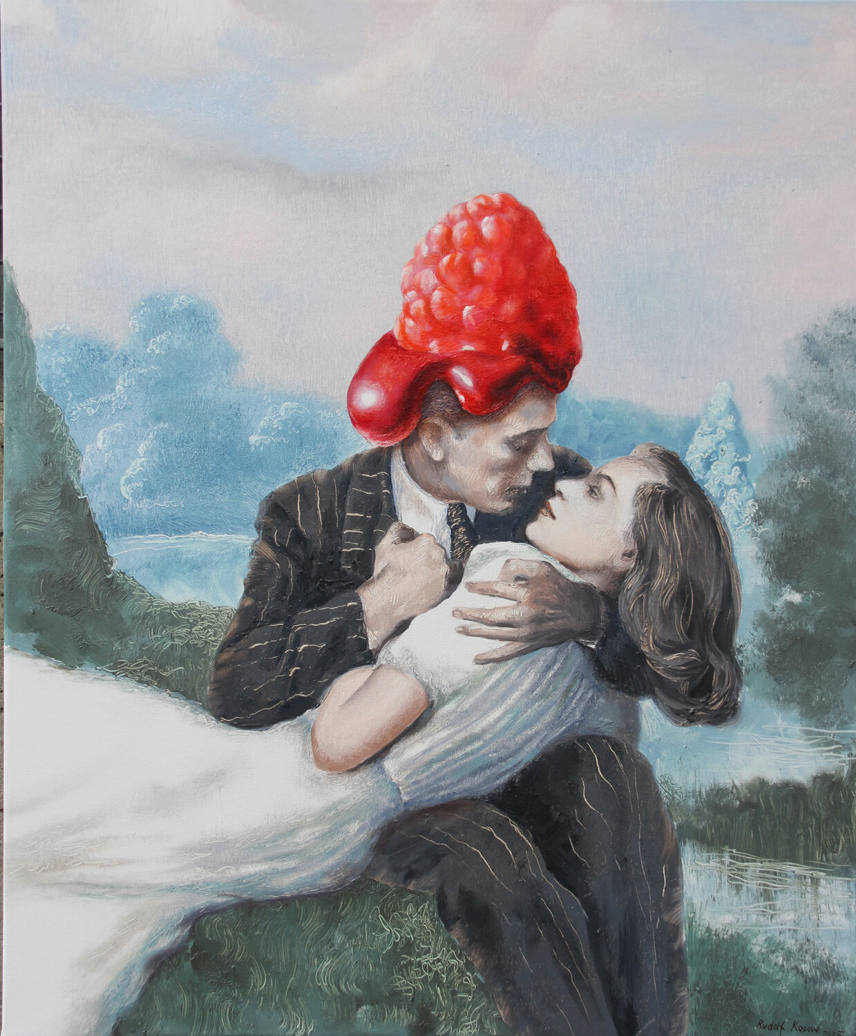 Oh Darling! Rudolf Kosow Original painting for sale