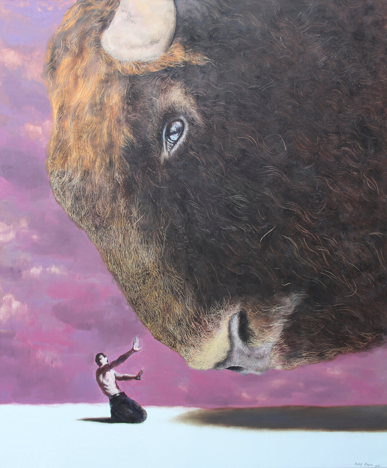 Hypnotic Rudolf Kosow Original painting for sale