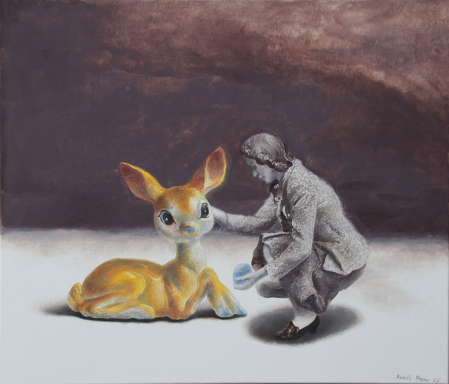 Annäherung Rudolf Kosow Original painting for sale