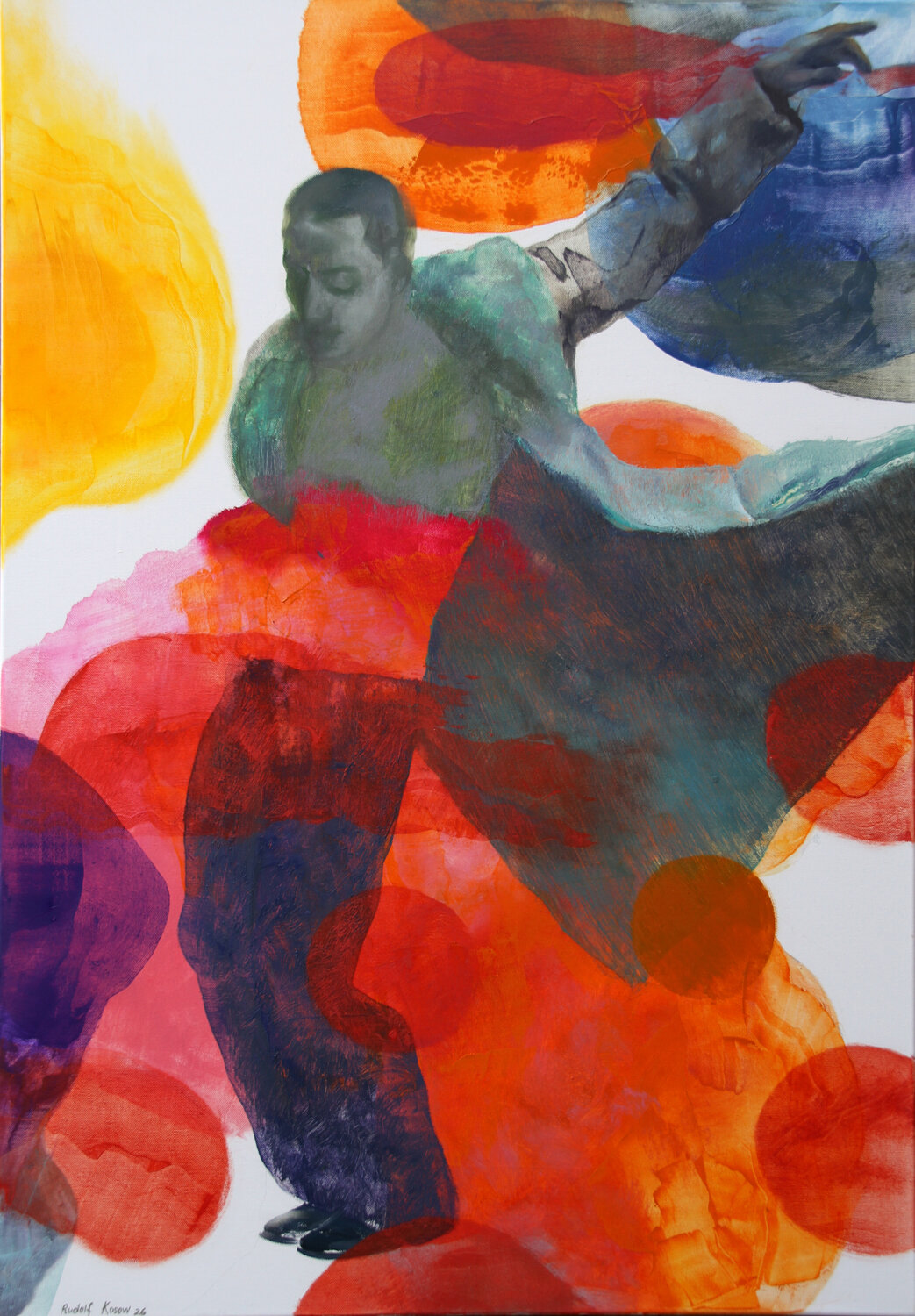 All Around Rudolf Kosow Original painting for sale