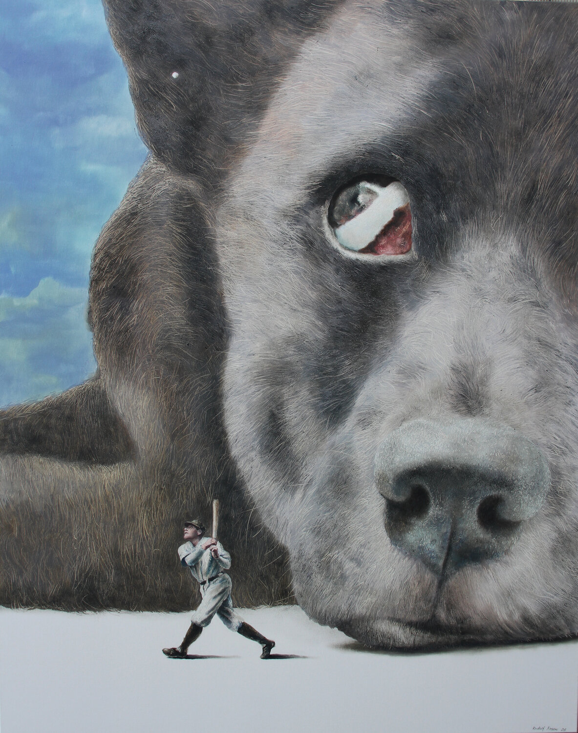 Unstoppable Rudolf Kosow Original painting for sale