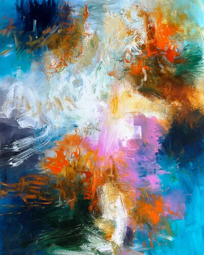 Blue Maelstrom von Andrada Anghel, Malerei kaufen auf Select