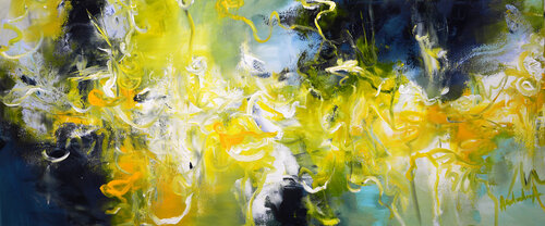 Yellow seagrass von Andrada Anghel, Malerei kaufen auf Select