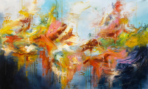 Fury and Bloom by Andrada Anghel, Painting for Sale on Select
