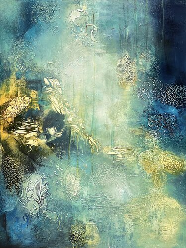 Abyssal Blue von Andrada Anghel, Malerei kaufen auf Select