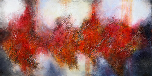 The Old Quarter in Red von Andrada Anghel, Malerei kaufen auf Select