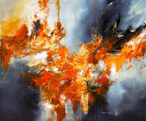 Autumn on Fire von Andrada Anghel, Malerei kaufen auf Select