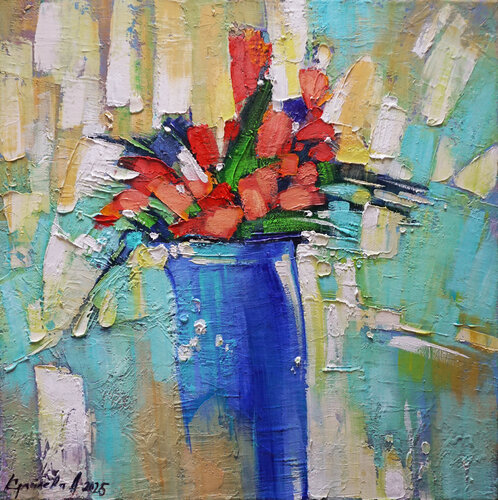 Spring morning by Anastasia Kraineva, Painting for Sale on Select