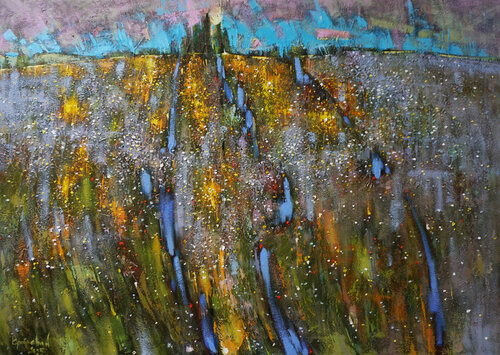 Three streams by Anastasia Kraineva, Painting for Sale on Select