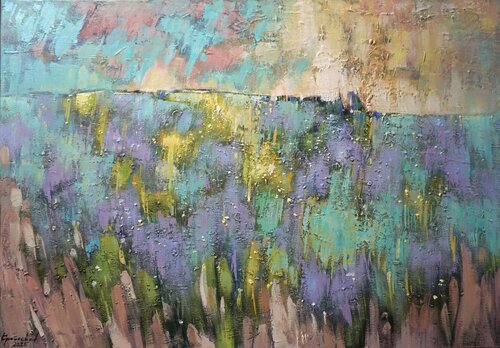 Fragrant Waves by Anastasia Kraineva, Painting for Sale on Select