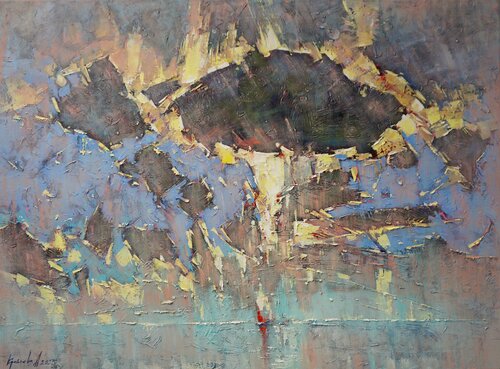 A ray of hope by Anastasia Kraineva, Painting for Sale on Select