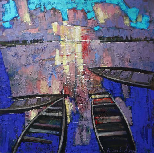Cradle of water by Anastasia Kraineva, Painting for Sale on Select