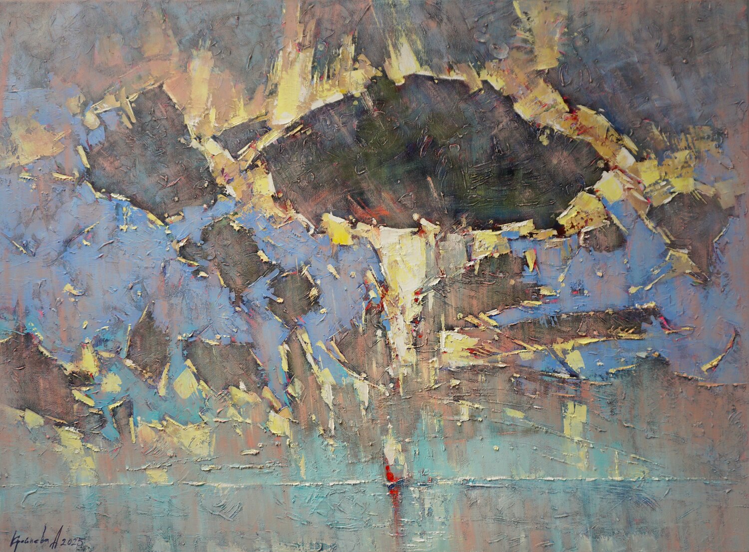 A ray of hope Anastasia Kraineva Original painting for sale