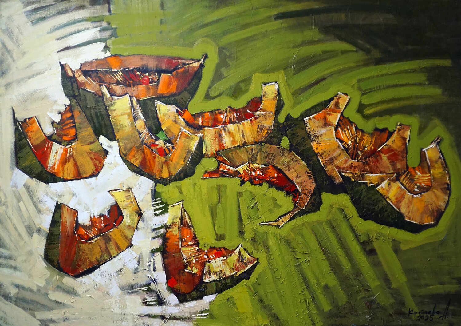 Autumn Mood Anastasia Kraineva Original painting for sale