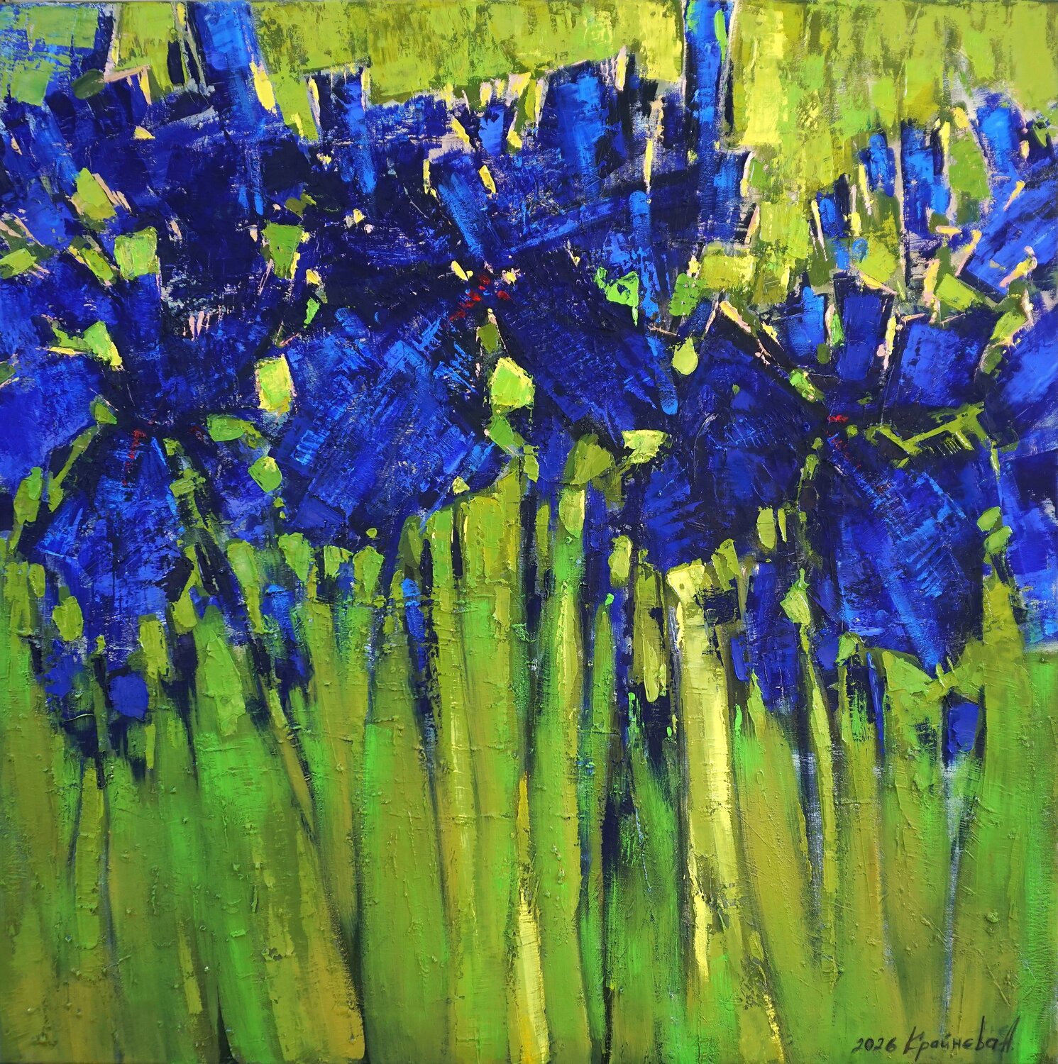 A touch of summer Anastasia Kraineva Original painting for sale