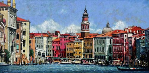 Venice by Emil Aziz, Painting for Sale on Select