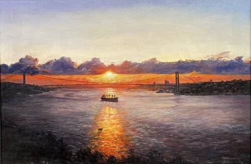 Istanbul by Emil Aziz, Painting for Sale on Select