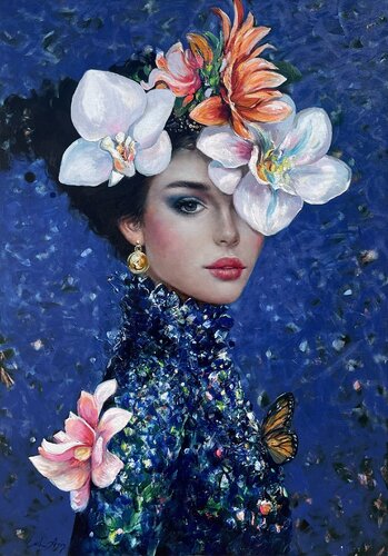 Scent of a Woman by Emil Aziz, Painting for Sale on Select