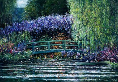 Giverny Memories by Emil Aziz, Painting for Sale on Select