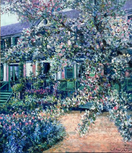Maison de Monet by Emil Aziz, Painting for Sale on Select