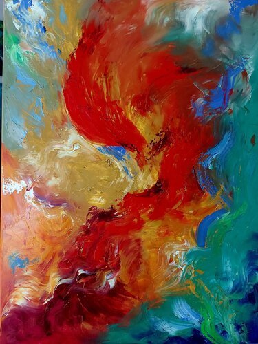 Look how much I miss you by Margarita Akhmetgaleeva, Painting for Sale on Select
