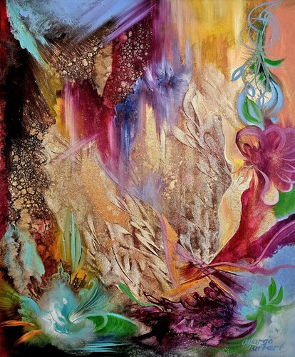 Sapphire by Margarita Akhmetgaleeva, Painting for Sale on Select